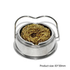 Metal Solder Iron Tip Cleaner with Brass Wire Sponge Ball Holder