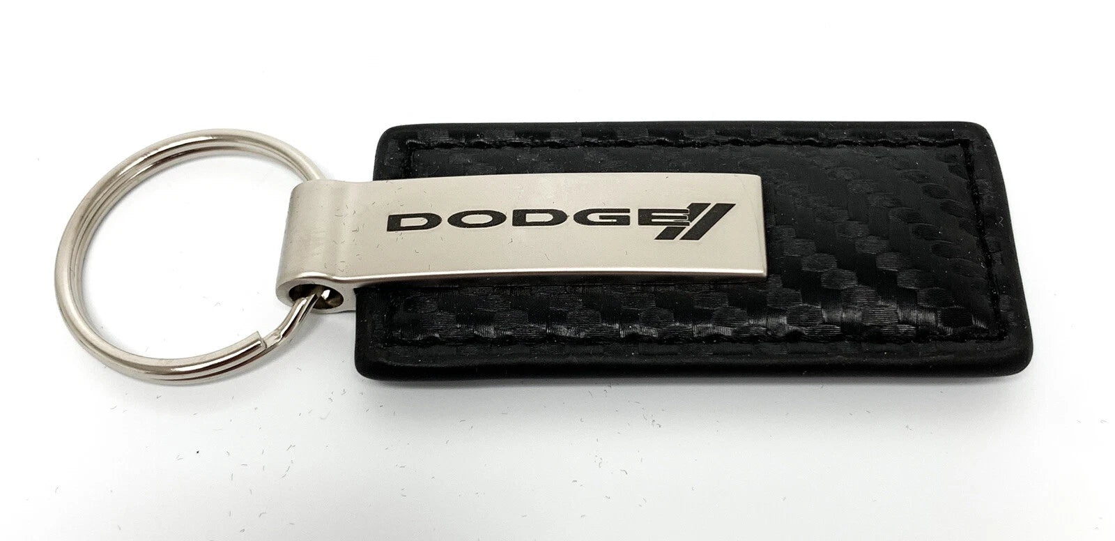 Key Chain with Laser Engraved Dodge Emblem for Dodge Charger (2015–2023)