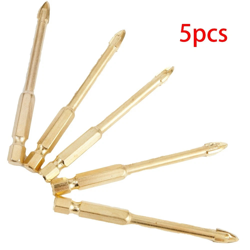 5PCS Drill Bits Set for Ceramic Wall Glass Punching