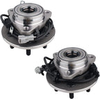 2X Front Wheel Hub and Bearings for Dodge Durango (1997–2004) 515008 515009