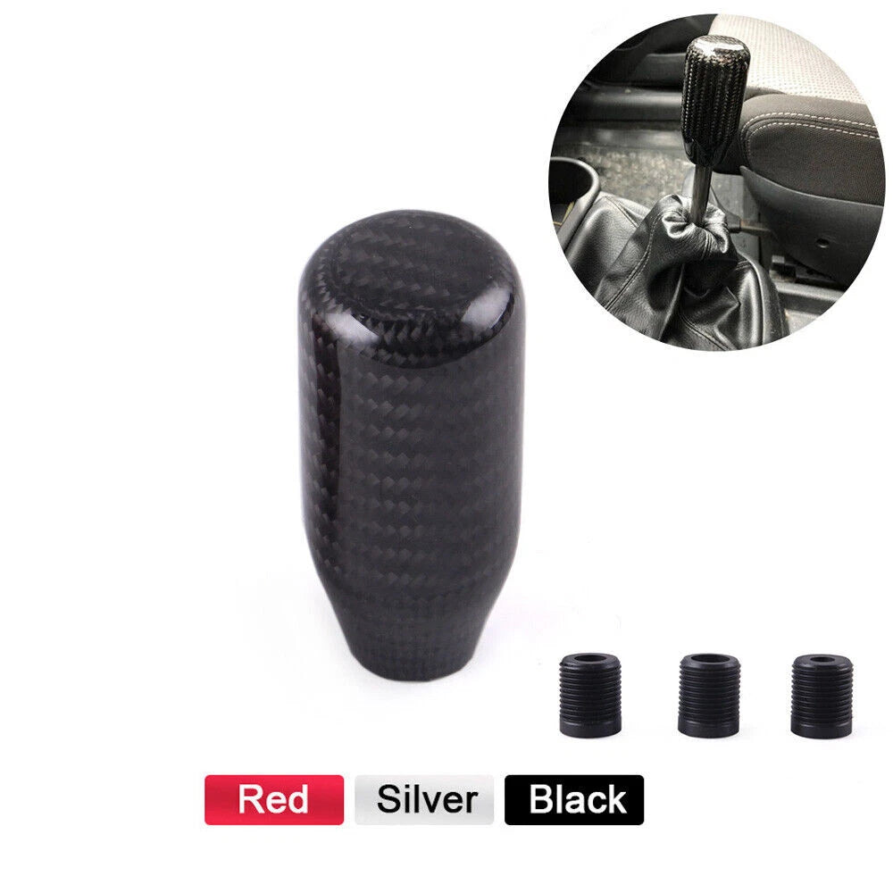 Carbon Fiber Manual Gear Shift Knob for Car Handle