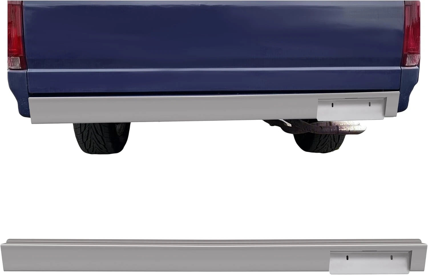 Rear Steel Roll Pan for Ford F150 Fleetside (1987–1996) 87-96 Rollpan