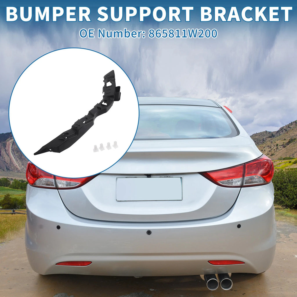 Right Rear Bumper Retainer Bracket No. 86614A7500 for Kia Forte5 (2014–2018)