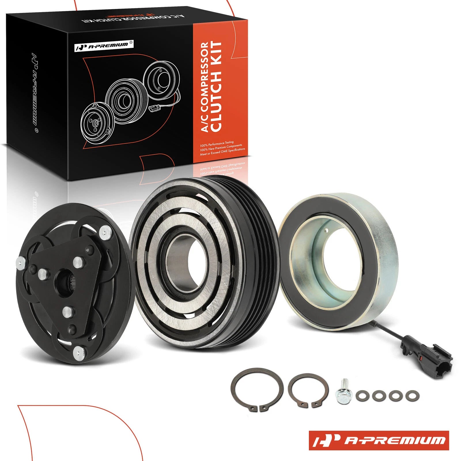 A/C Compressor Clutch Kit for Subaru Forester Impreza WRX (2008–2014)