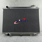 Aluminum Radiator & Fans for Nissan Navara D22 2.5L YD25 Turbo Diesel (98-04)