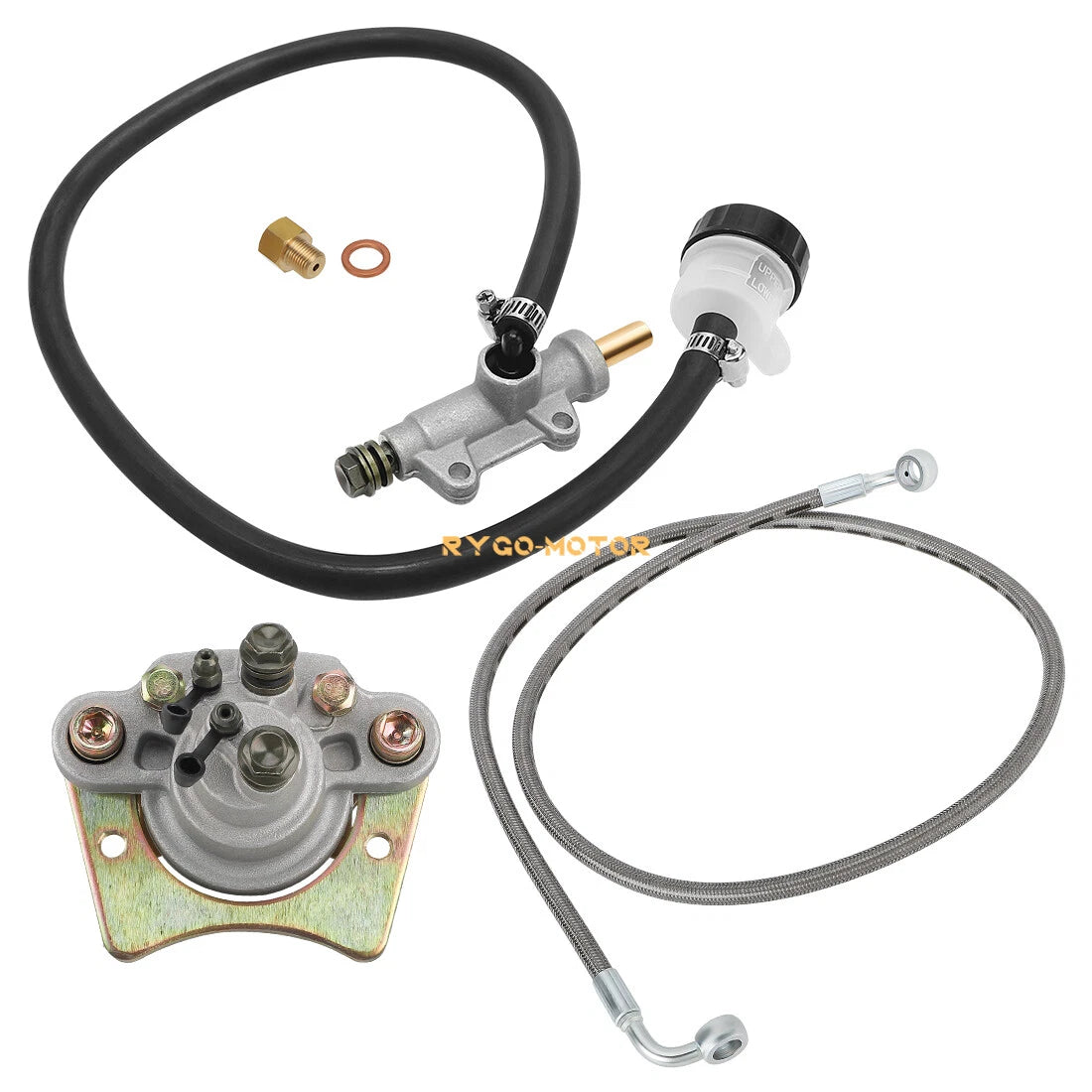 Rear Brake Caliper & Master Cylinder & Line for Polaris Trail Boss 330 (2005–2009)