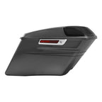 4" Hard Saddlebags for Harley Touring Road Glide (2014–2024) Charcoal Pearl