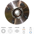 Wheel Hubs for Nissan Sentra (2000–2006) Rear LH RH FWD 4-Lug 4-Wheel ABS