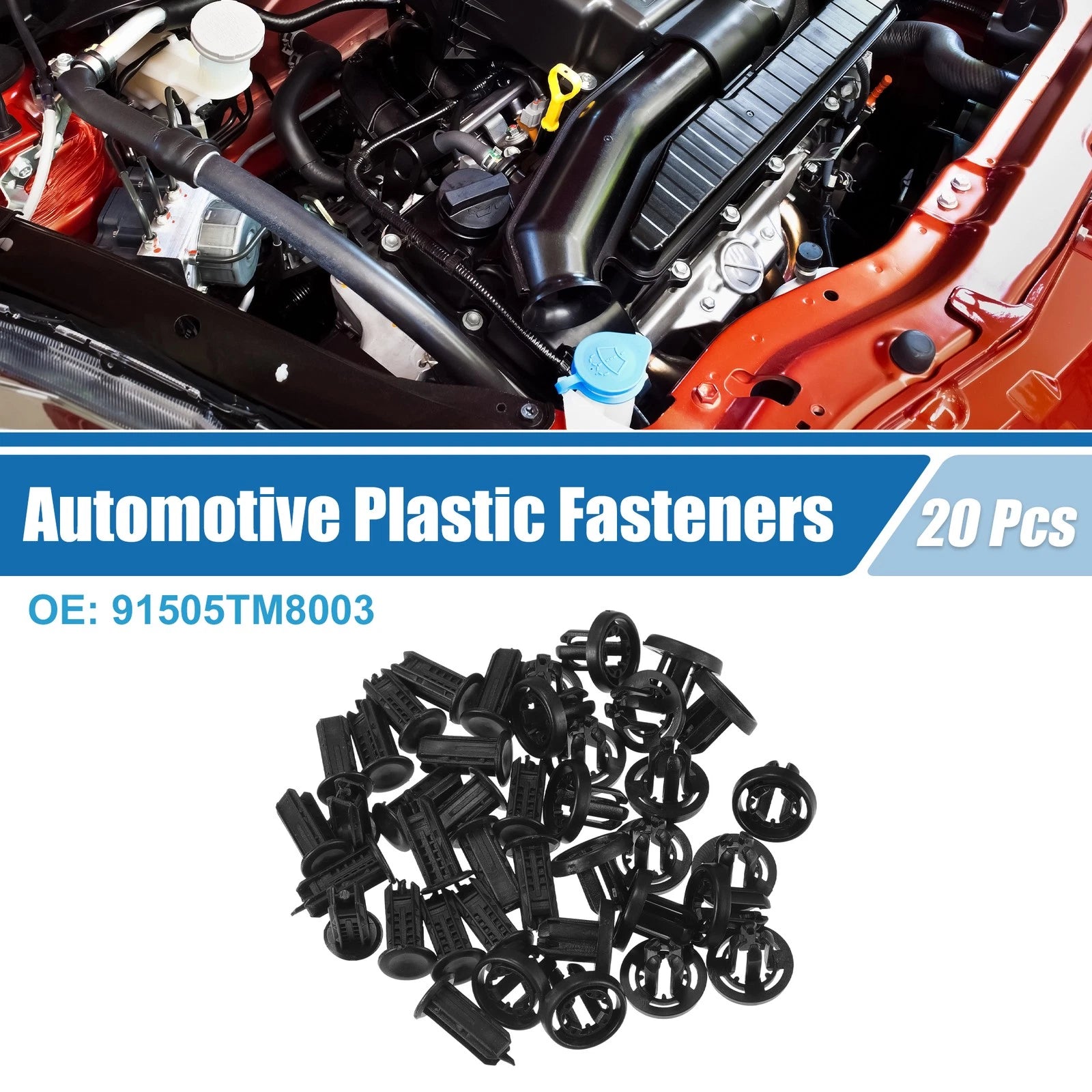 20 Pcs Bumper Clips No. 91505TM8003 for Honda Civic (2013–2019)