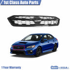 Front Bumper Grille Trim Glossy Black for Subaru WRX/WRX STI (2018–2019)
