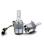 H7 Ice Blue LED Bulbs with Retainer Adapter for Mercedes-Benz E350 (2010-2015)