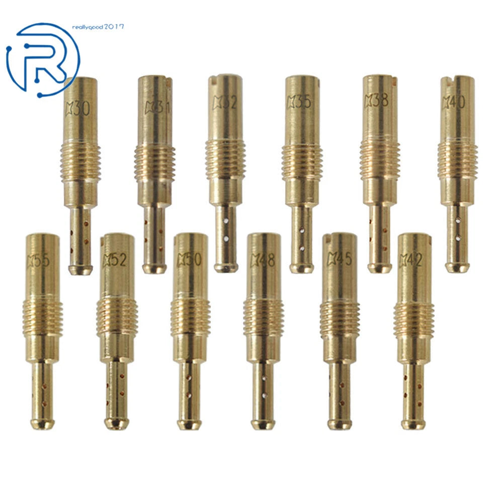 12pcs Slow Pilot Jet for PWK OKO CVK30 (No Year Specified)