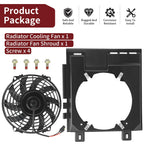 Radiator Cooling Fan w/ Shroud for Polaris Sportsman 400 500 (2000–2004)