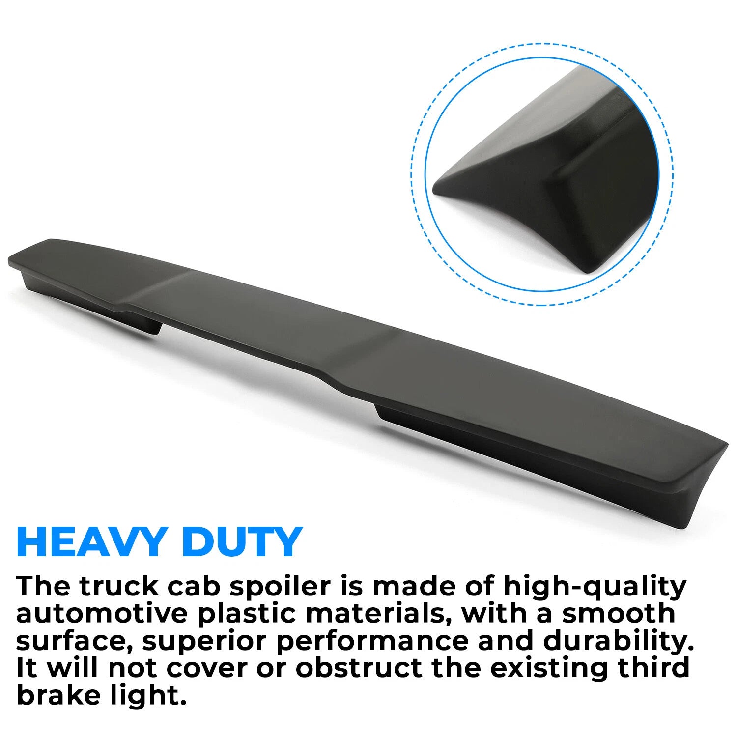 Trunk Roof Spoiler Lip Wing for Ford F-150 Raptor (2015–2020)