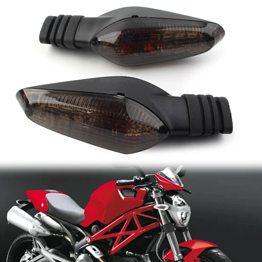 Smoke Blinker Lamp Turn Signal Indicator Light for Ducati Monster (2006–2014)