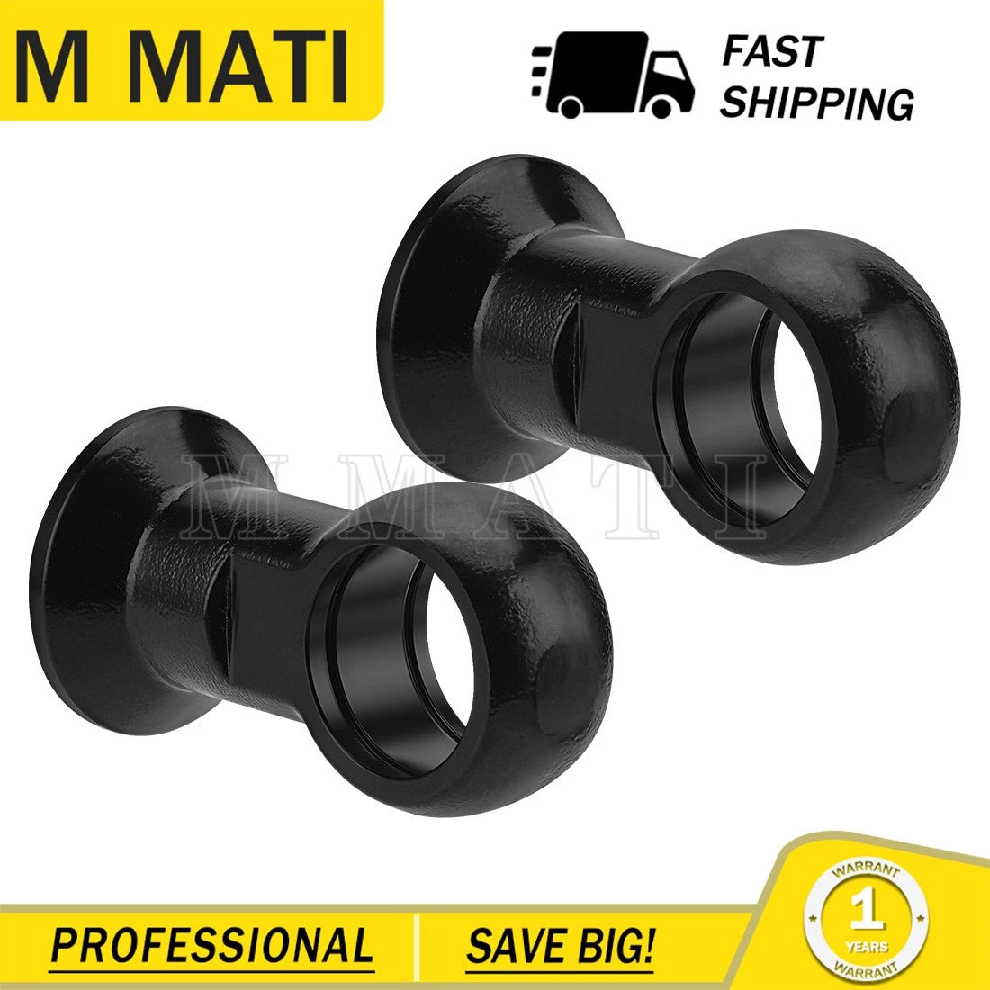 2X Rear Shock Eyelet 1501174 for Polaris RZR XP Turbo (2016–2018)