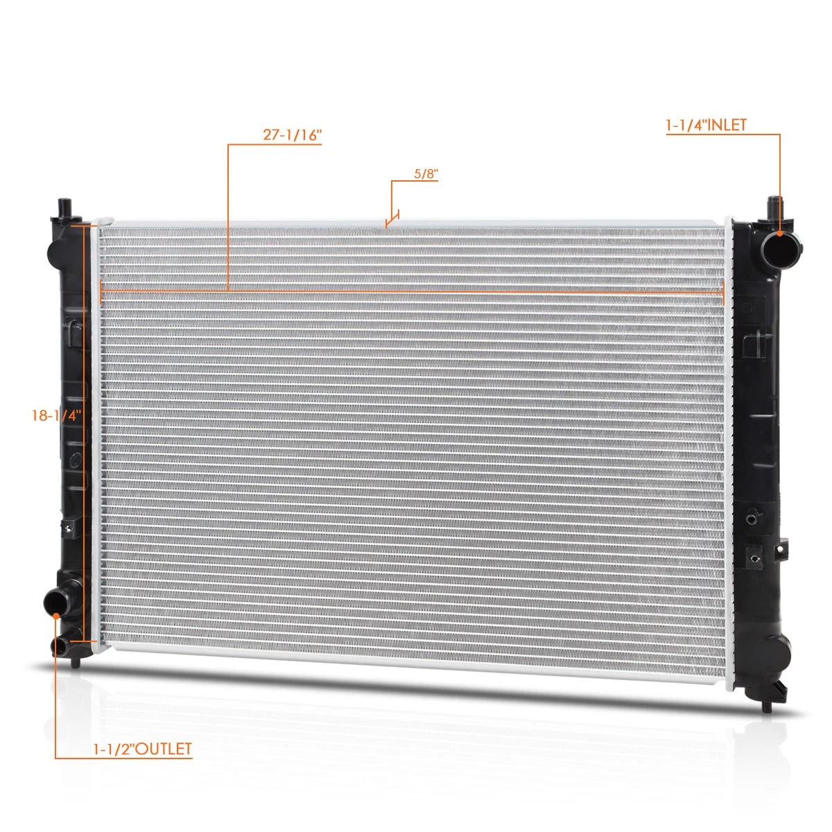 OE Style Aluminum Cooling Radiator for Mazda MPV 2000-2001 DPI-2330