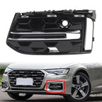 Left Front Fog Light Frame Cover for Audi A6 C8 S6 (2023-2025)