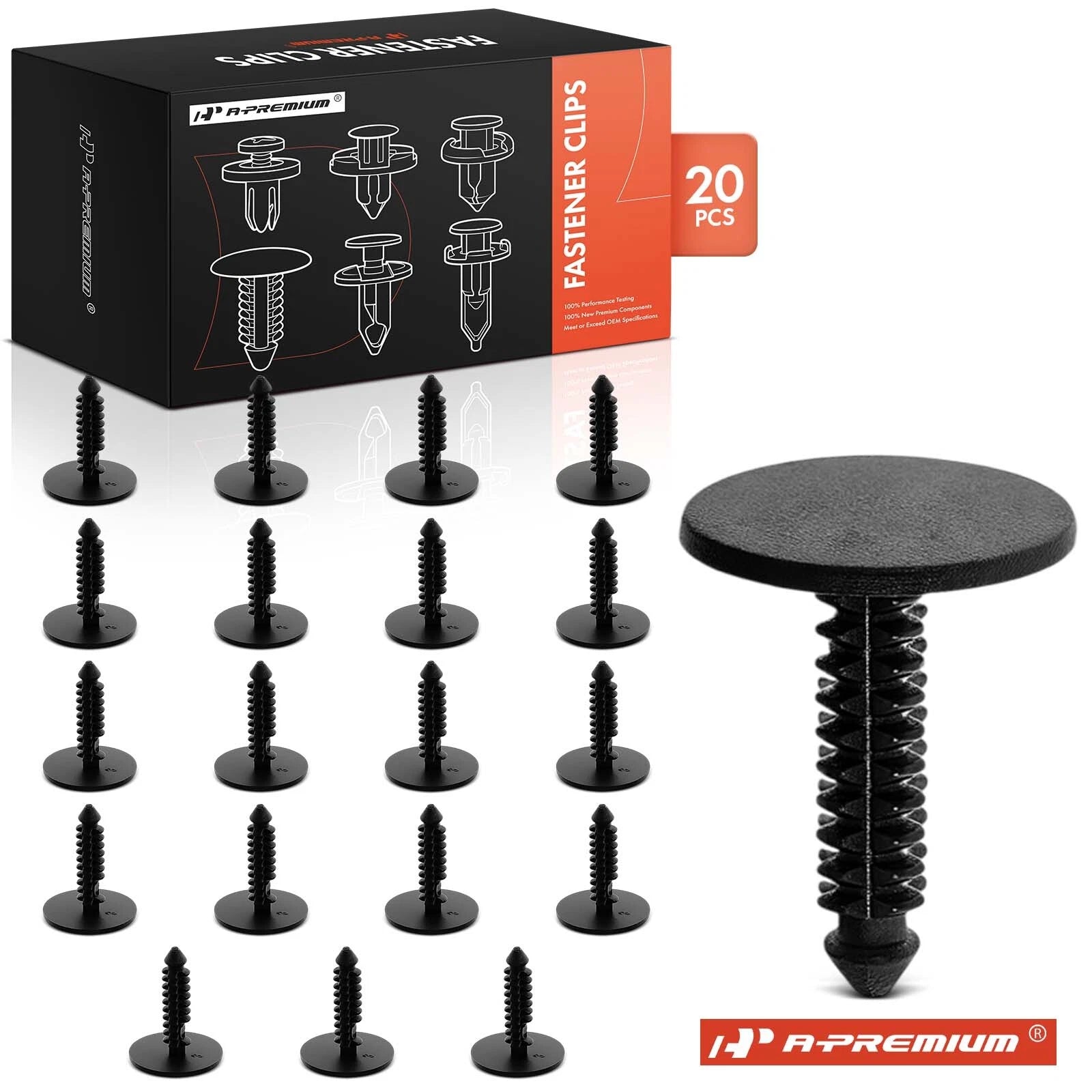20Pcs Nylon Screen Shroud Vent Grille Clips for GM Vehicles 