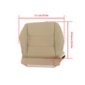 Leather Seat Cover for Acura RDX (2007–2012) - Brownish Yellow