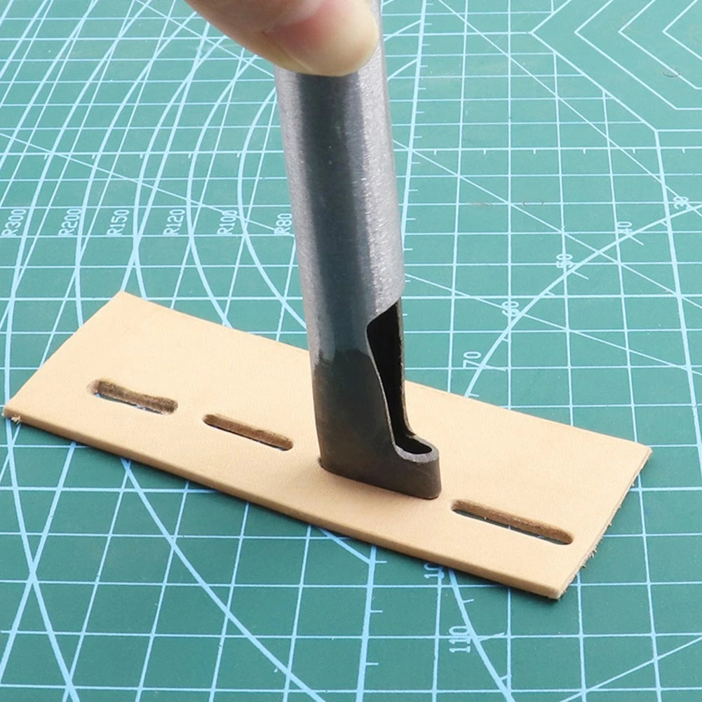 Leather Hollow Punch Tool 2mm Oval for Belt Strap Watch Band 38mm