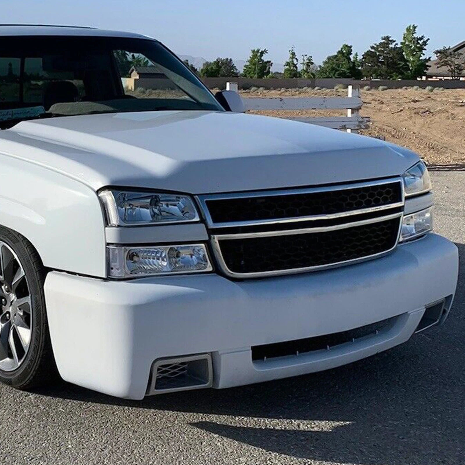 SS-Style Front Bumper Caliper Air Duct for Silverado 1500 (2003–2007)