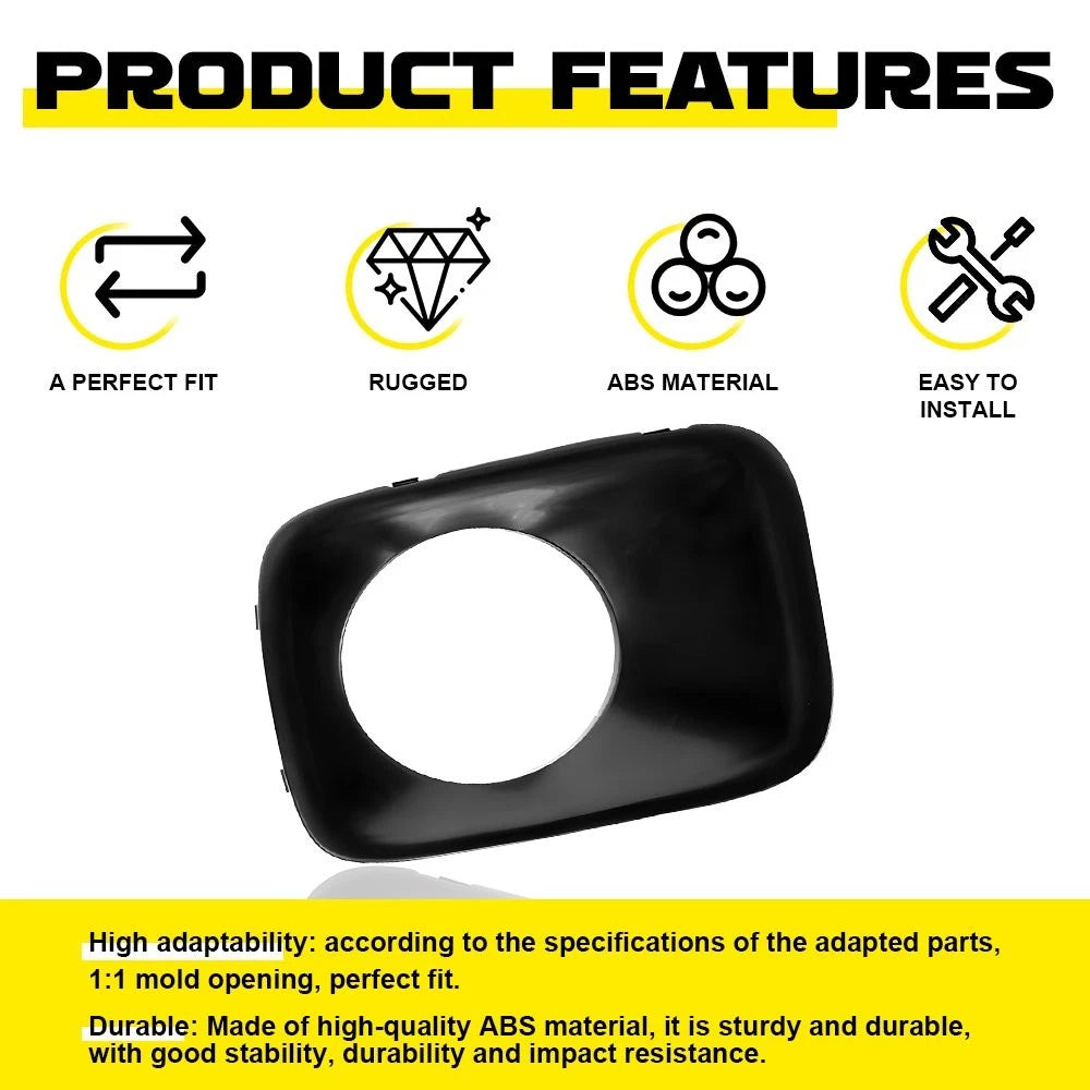 Fog Light Trim Cover Bezel Set of 2 for Honda Pilot (2009–2011) HO1039101 EXV