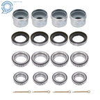 Galvanized Trailer Hub Kit for 3500 lbs (5 on 4.5)