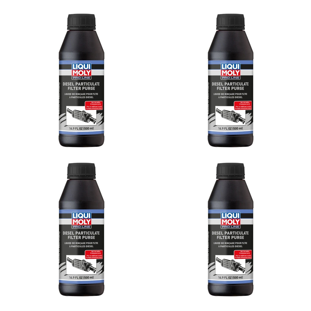 Set of 4 Liqui Moly Pro-Line DPF Purge Fluid for Diesel Vehicles (500ml)