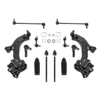 12x Front Lower Control Arm Sway Bar Tie Rods Kit for Honda CR-V (2007–2011)