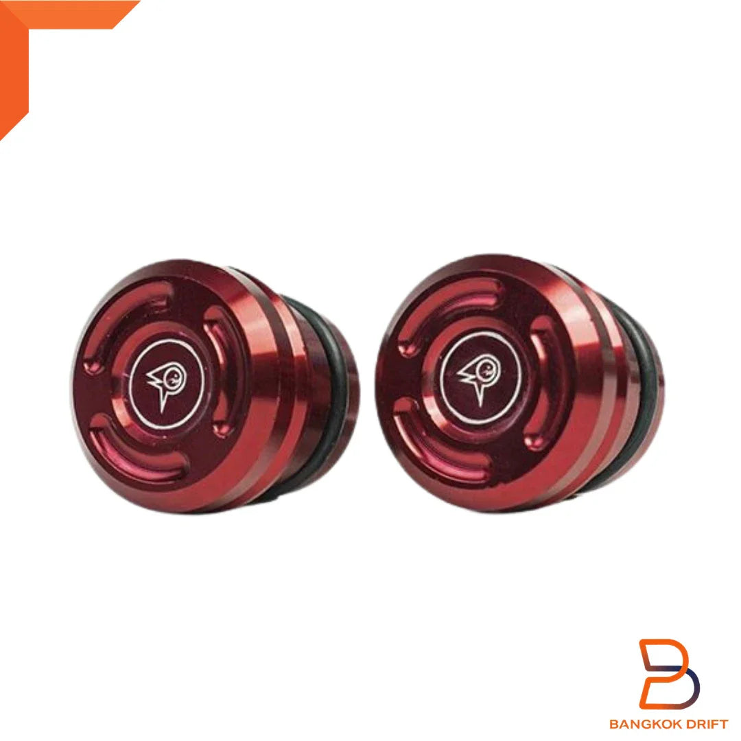 CNC Aluminium Red Side Frame Cap for Honda Monkey 125 Z125 (2018-2024)