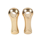 Tall Gold Handlebar Riser Clamps for Harley Dyna Softail Road King