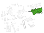 Genuine OEM Left Engine Intake Manifold 6420906737 for Mercedes-Benz