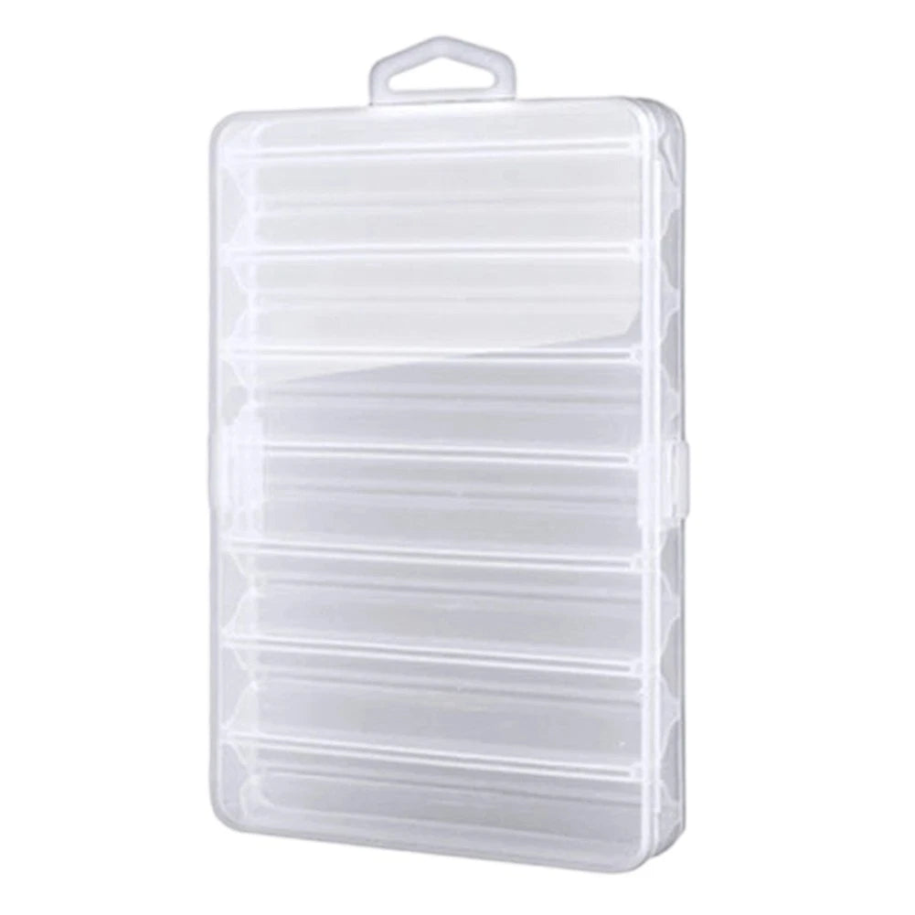 Fishing Tackle Organizer Box with 12 Grids for Hooks