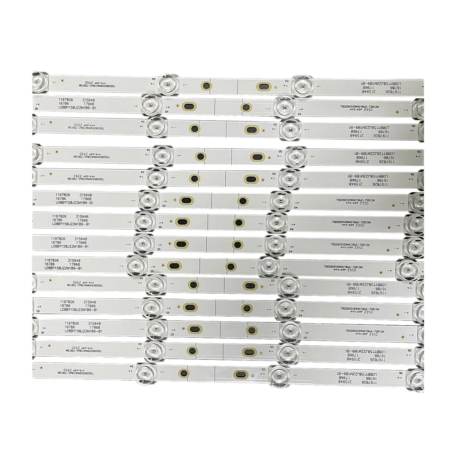Full Set LED Backlight Strip for Hisense 75R6E1 75R7E2 75R6E4 75RGE 75R7070E