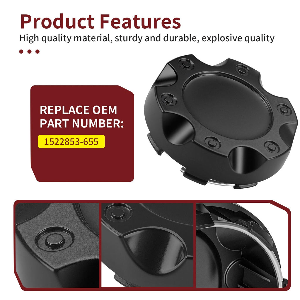 4X Wheel Center Caps for Polaris RZR XP 1000 (2021–2022)