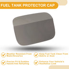 Fuel Tank Door Cap for Volkswagen Passat (2011–2018) Clip Type No. 561809857 Gold Tone