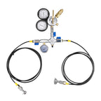 Dual 8 Feet 380psi Hose Nitrogen Shock Fill Tool for ATV UTV