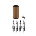 Wix Oil Filter & NGK 4 Iridium IX Spark Plugs for Audi TT Quattro (2000–2015)