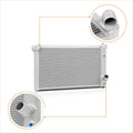 3-Row Full Aluminum Racing Radiator for Chevrolet Corvette V8 (1973–1976)