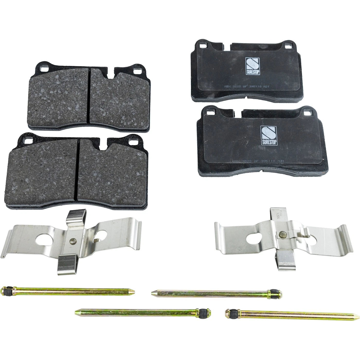 Set of 4 NAO Brake Pads for Volkswagen Touareg (2011–2017)