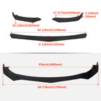 Front Bumper Lip Spoiler Kit for Toyota Camry (2018–2020)