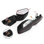 Rearview Side Mirrors w/Turn Signal for Kawasaki ZX-10R ZX-10RR (2016–2020)