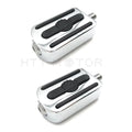 2X Chrome Gear Furious Skull Shifter Peg Toe Heel Rest Peg for Harley 1984–2017