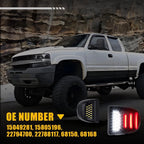 LED License Plate Light for Chevy Silverado 2500HD (2001–2014) w/Wiring Harness
