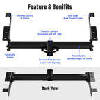 Towing Hitch Receiver Class 3 for Chevrolet Express 2500/GMC Savana 2500 (2003–2023)