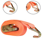 Set of 4 Heavy Duty Ratchet Straps for Tie Downs (20 Ft, 4000 lbs)