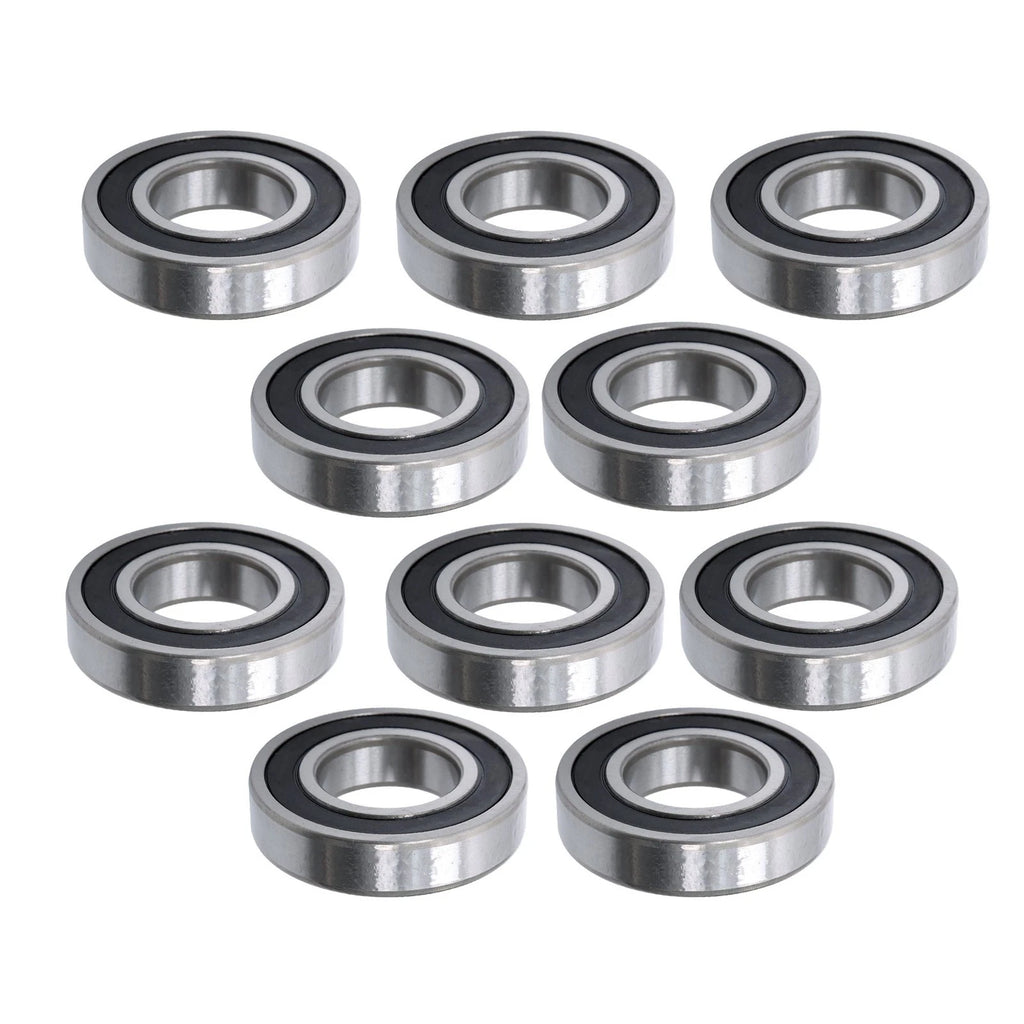Set of 10 Deep Groove Ball Bearings 40mm x 80mm x 18mm Rubber Sealed