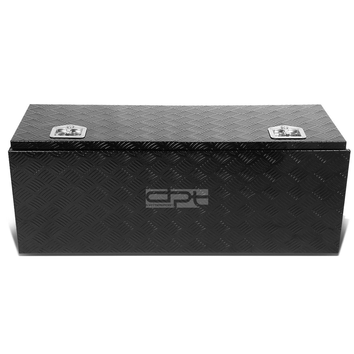 Underbody Tool Box for Pickup Truck (42" X18" X16", Aluminum, Black)