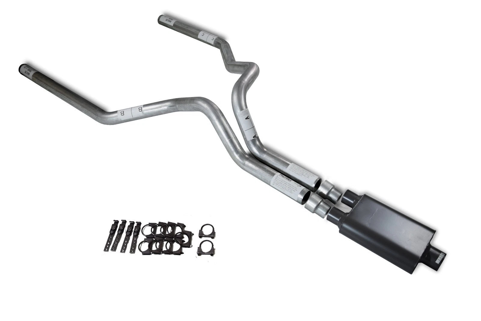 Dual Exhaust Kit for Chevy GMC 1500 Truck (1996-1999)